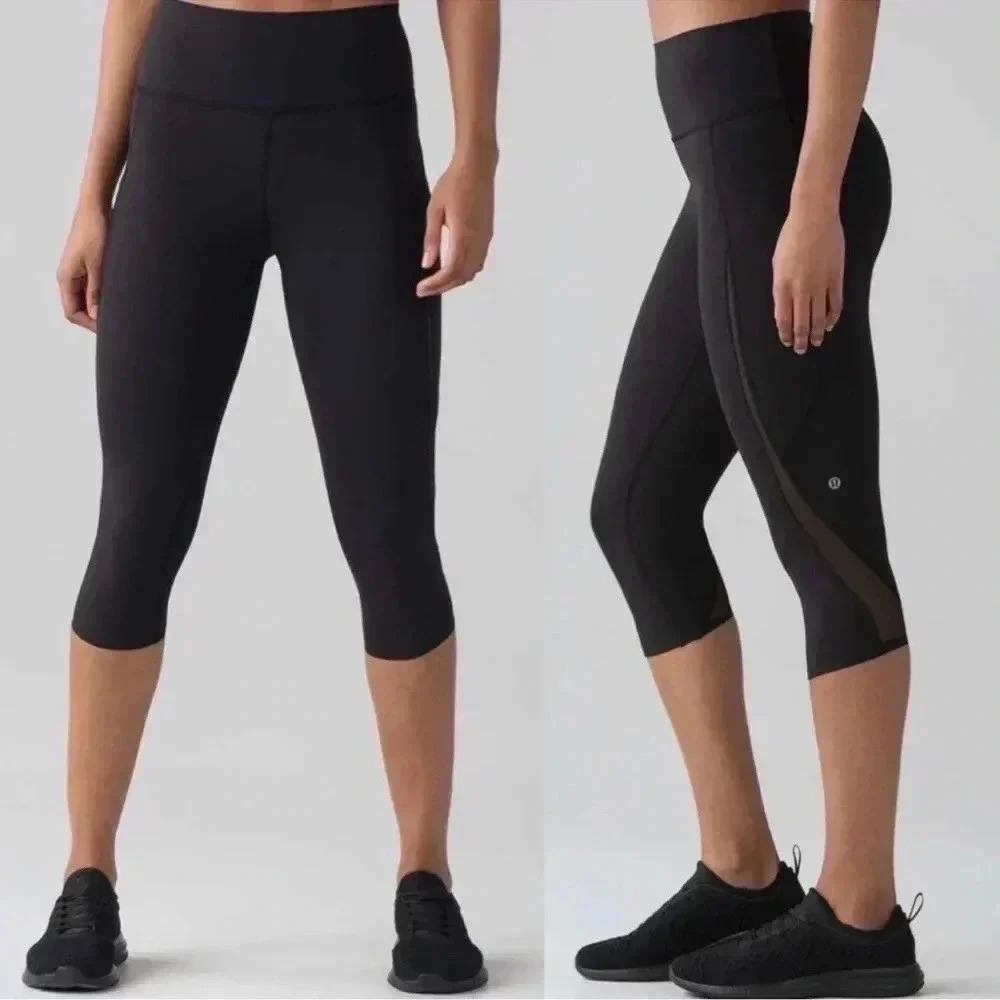Lululemon Pace Perfect Crop size 4